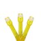 PENN Set of 20 Battery Operated Yellow LED Wide Angle Christmas Lights – Yellow Wire